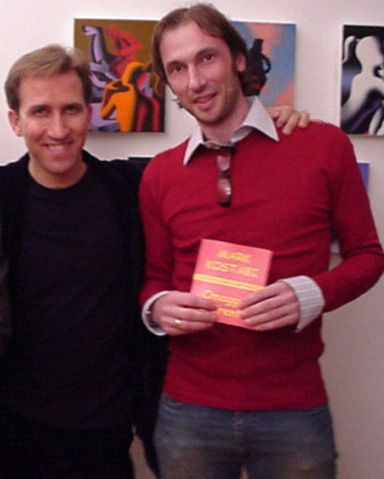 sx: M. Kostabi - dx: Mondials